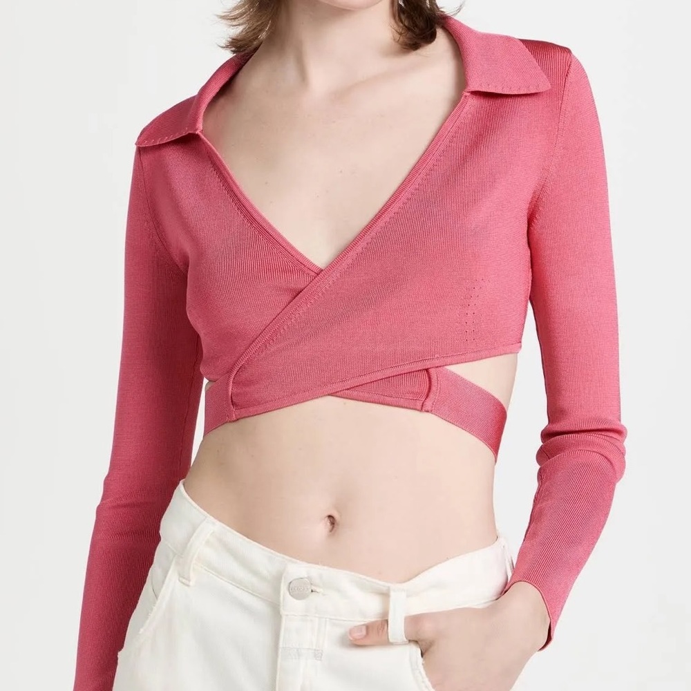 Cult Gaia TORY KNIT TOP